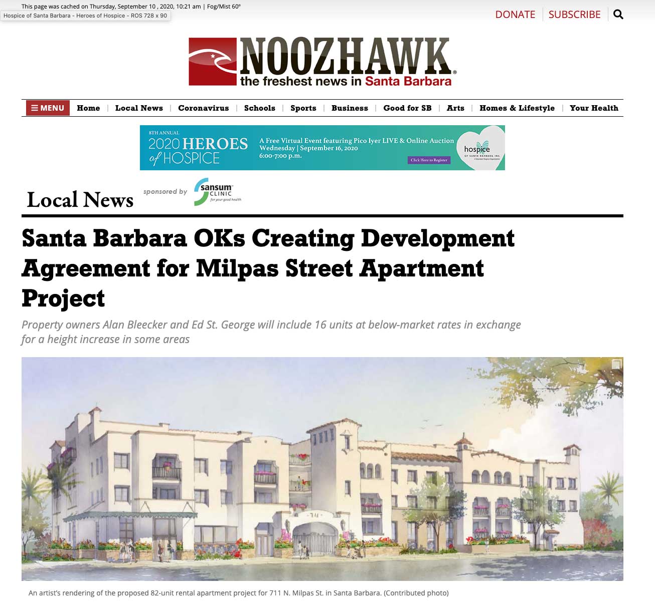 Santa Barbara OKs Milpas Street Apartment Project