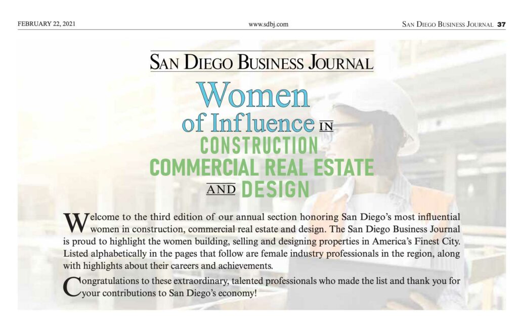 SDBJ Influential Women